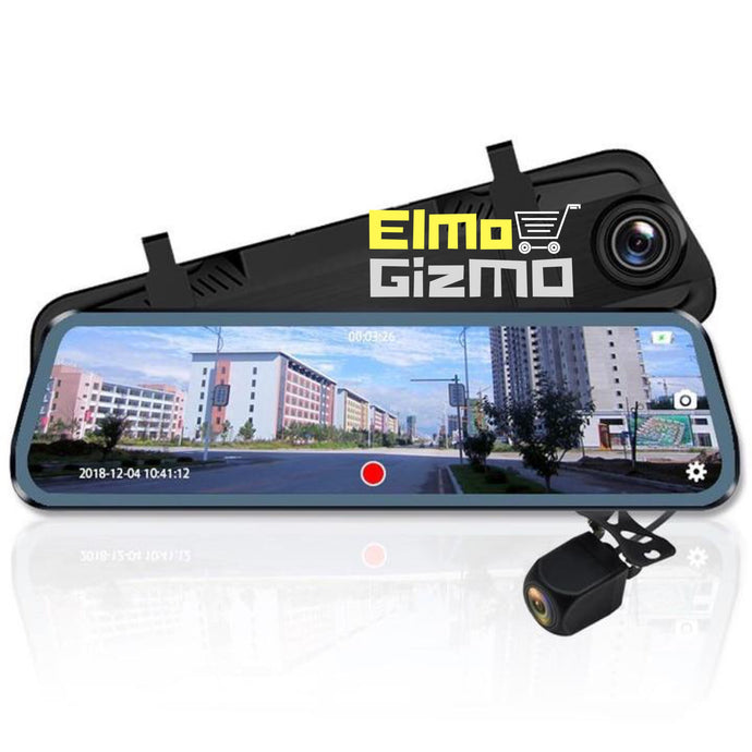 FHD+ Full Screen Mirror Dashcam (MALINAW+) 1080p + 1080p